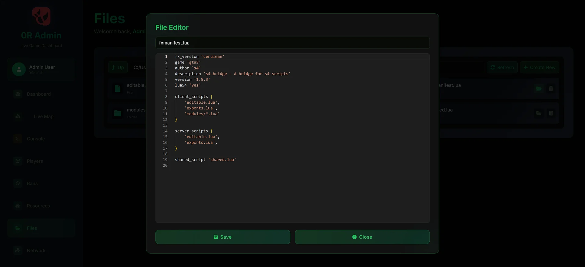 Admin Menu | Web Panel QR Login, Mobile Management, 3D Map, Out-of-Game Monitoring [QBCore/ ESX / QBOX ] product image (1)