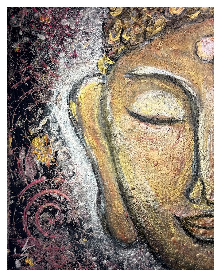Golden Buddha Print product image (2)
