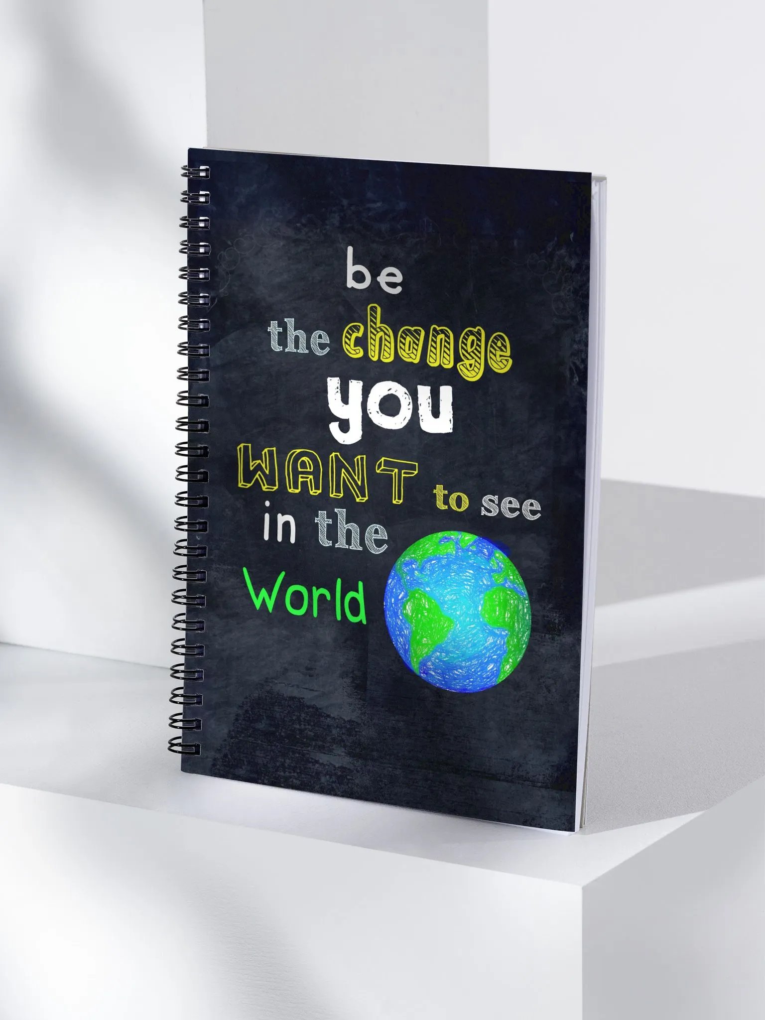 Be The Change You Want To See In The World Spiral Notebook product image (4)