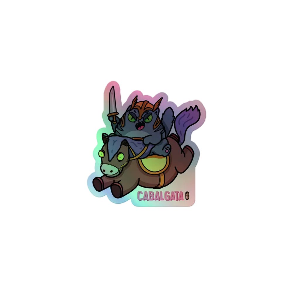 Cabalgata - Sticker (Holographic Kiss Cut) product image (1)