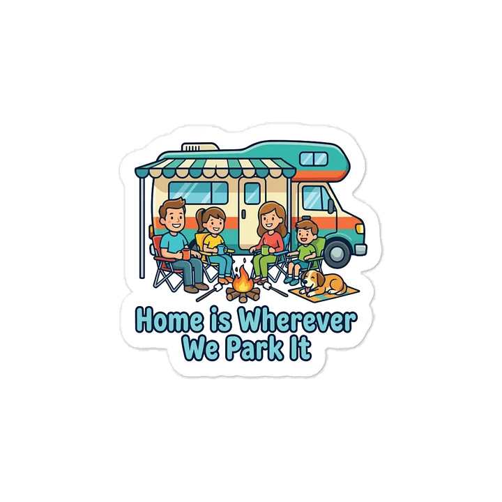 Home is Wherever We Park It Sticker product image (1)