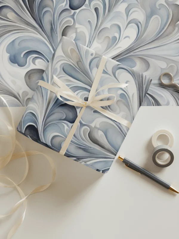 Gray Fractals Paper Sheets product image (4)