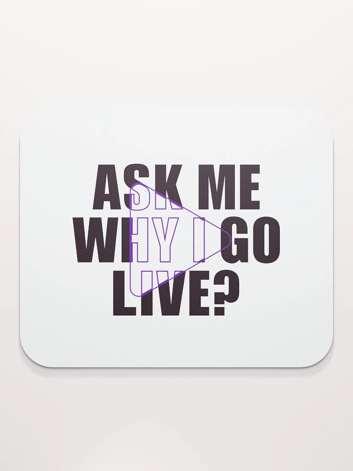 Ask Me Mouse Pad product image (2)