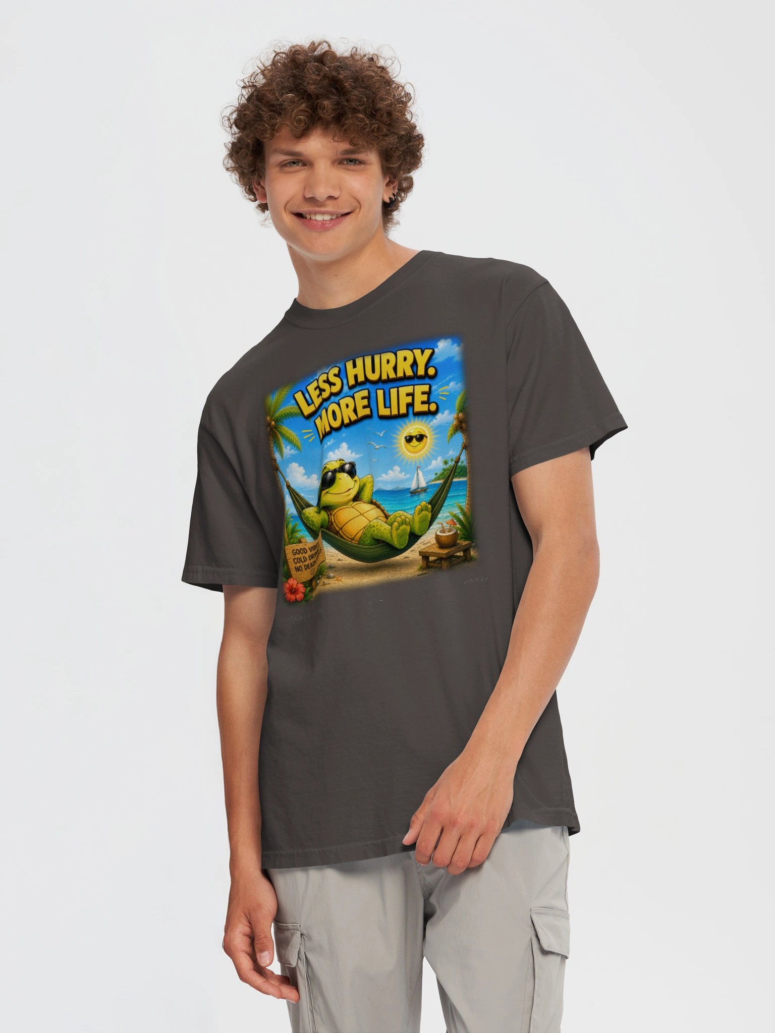 LESS HURRY. MORE LIFE. — Comfort Colors 1717 Heavyweight T-Shirt product image (7)
