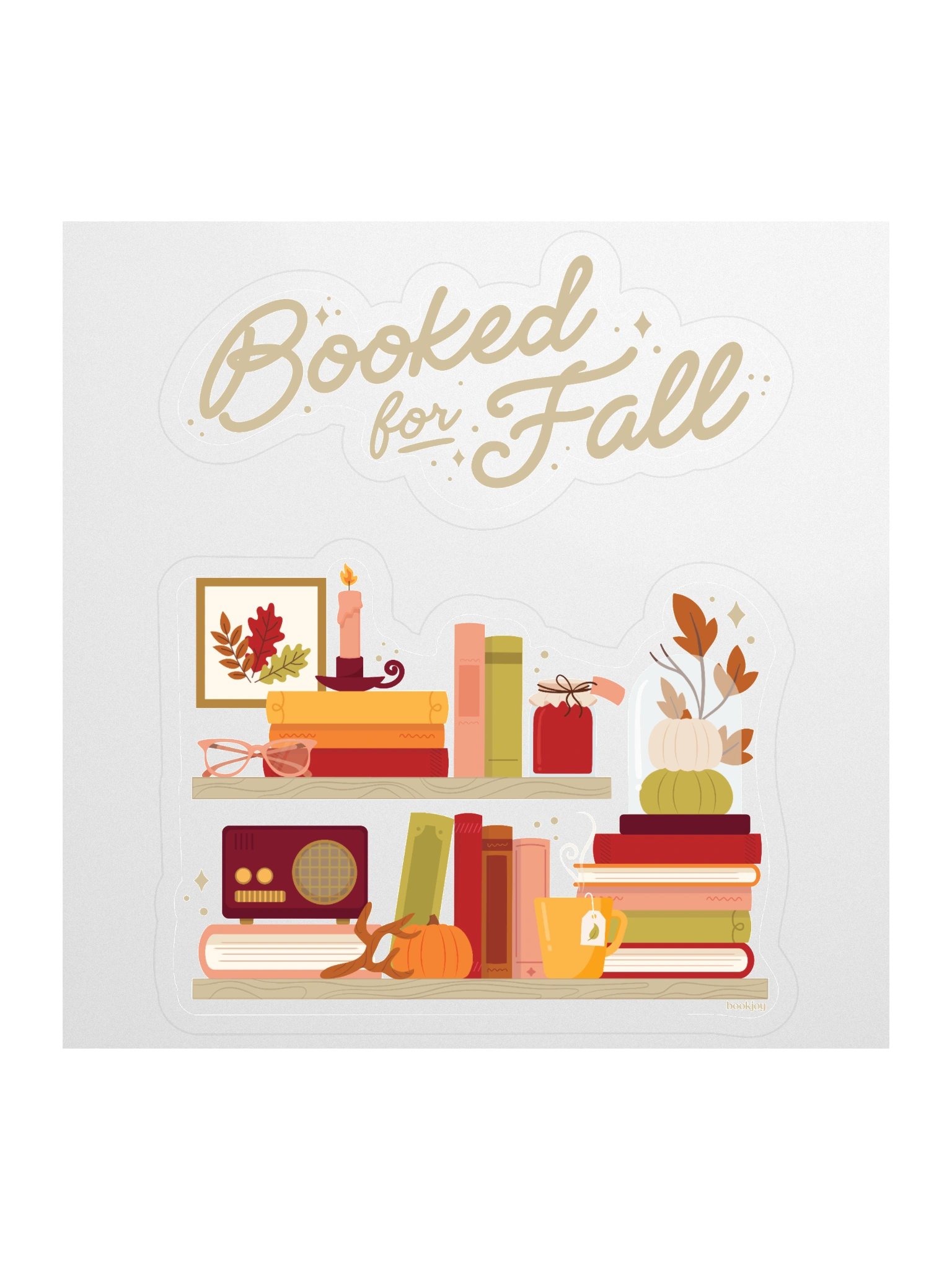 Booked for Fall Stickers product image (1)