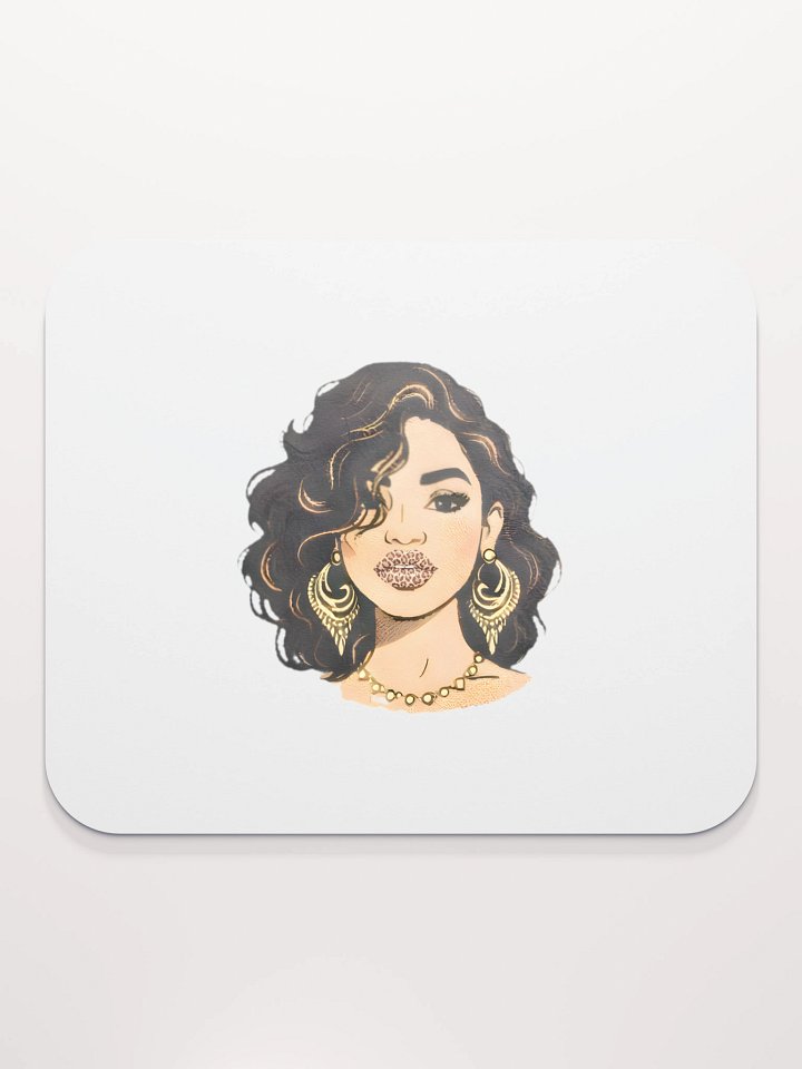 Leopard Lips Mouse Pad product image (2)