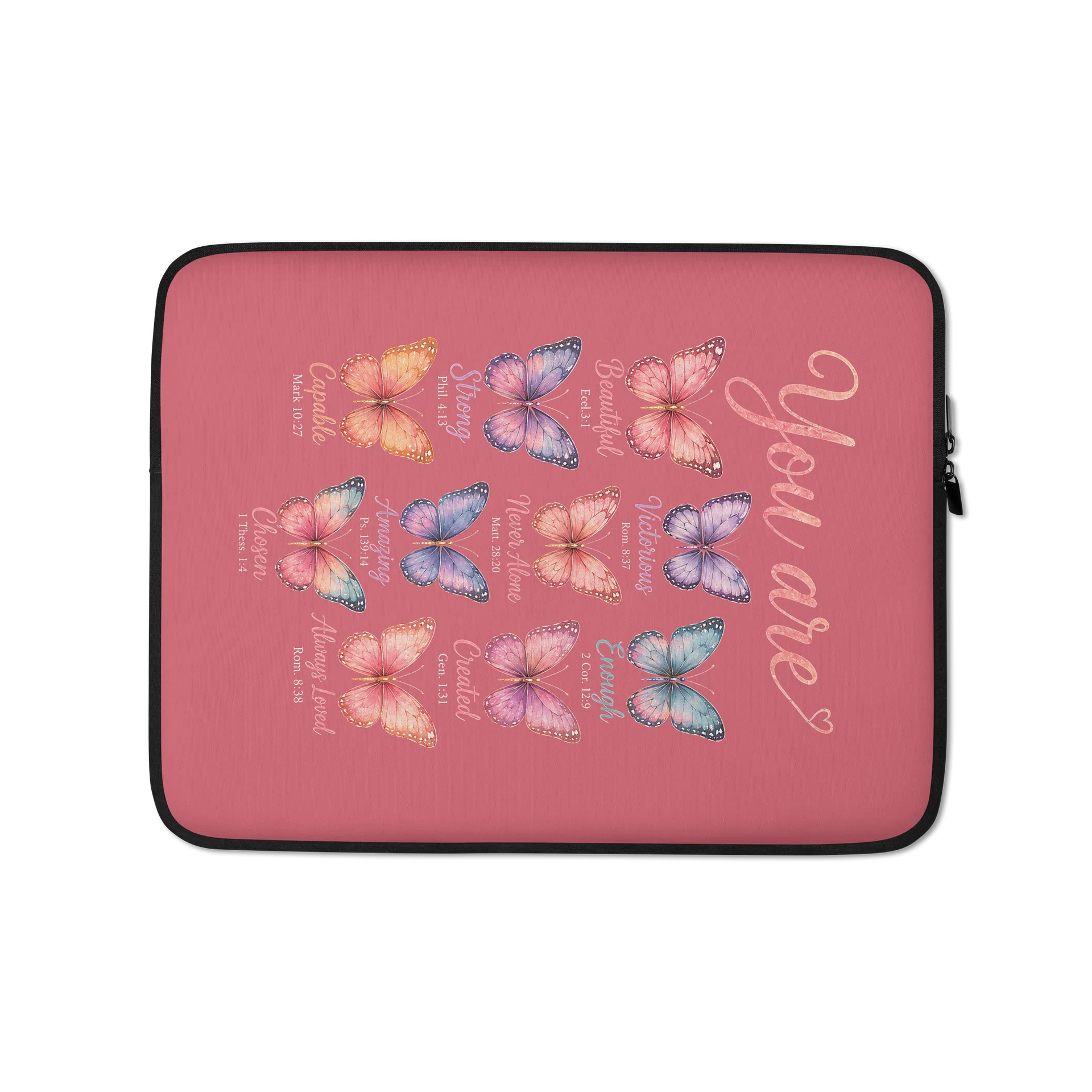 Butterfly Affirmation Laptop Sleeve product image (1)