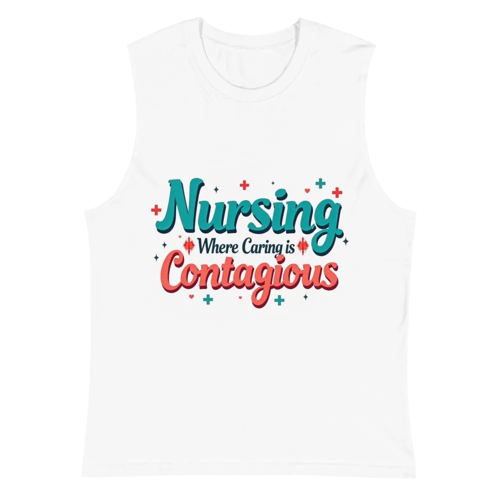 Caring is Contagious Muscle Tank product image (2)