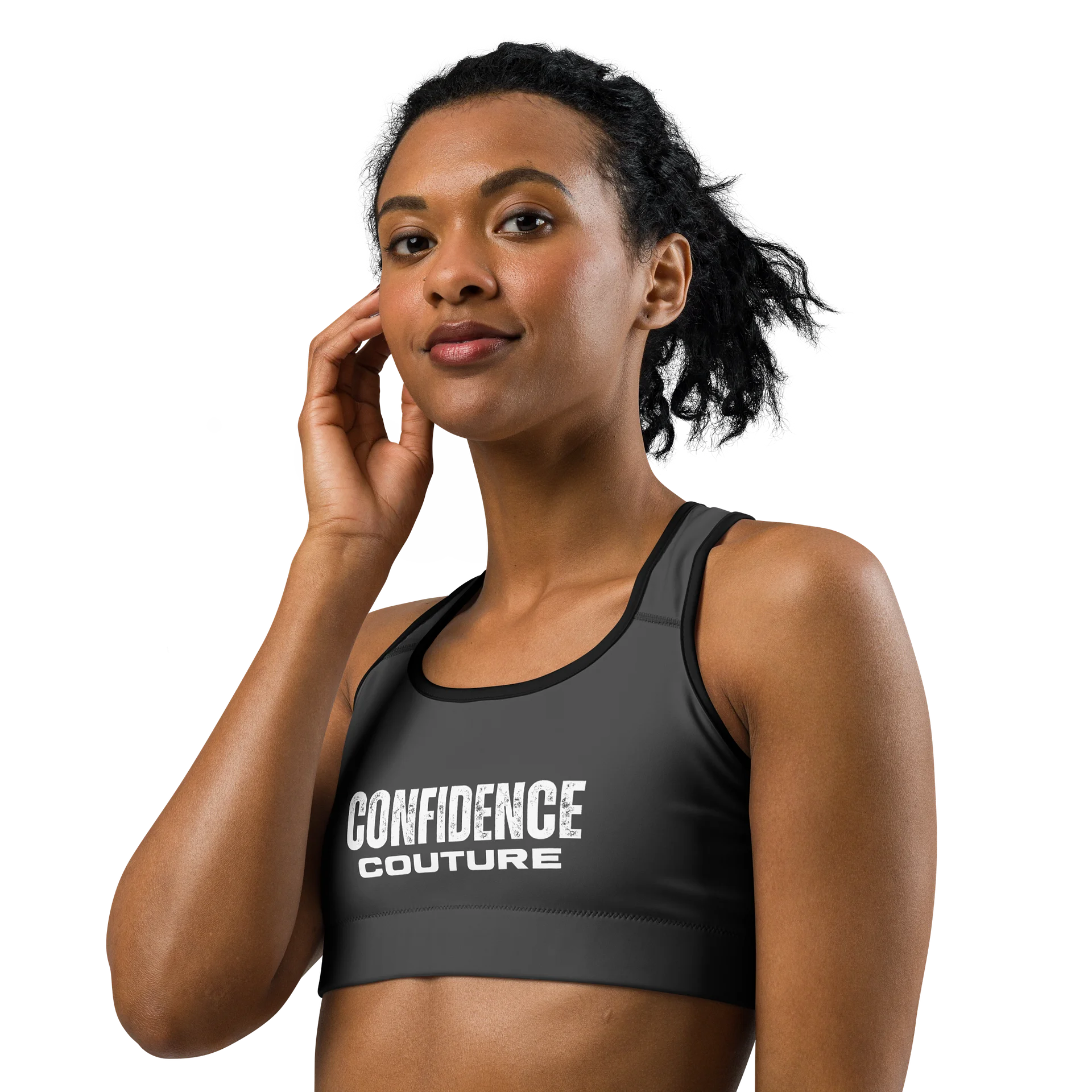 Confidence Couture Stencil Sports Bra product image (2)
