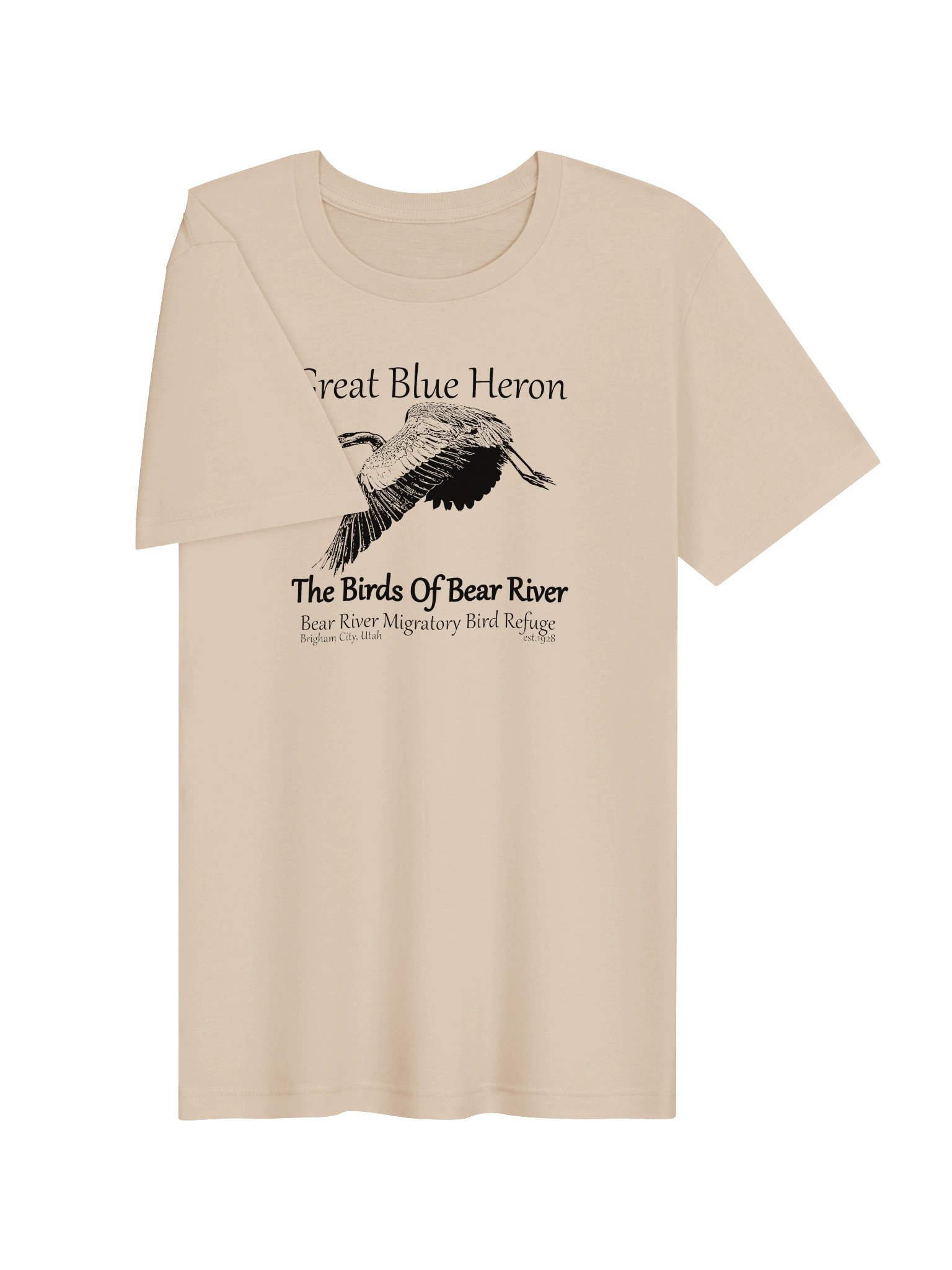 Birds of Bear River Great Blue Heron Unisex T-shirt product image (115)