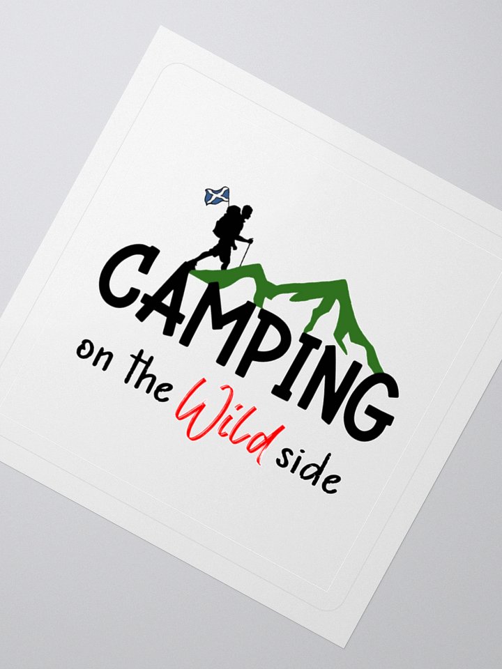 Camping Kiss Cut Sticker product image (4)