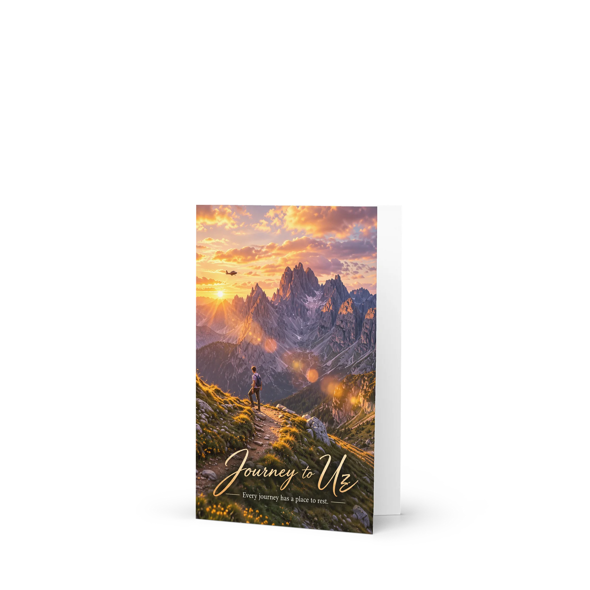 Journey to Uz Mountain Greeting Card product image (1)