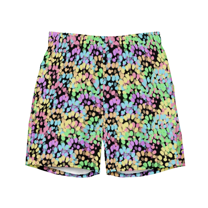 "RosiiiBoi" Spotted Swim Shorts - Black product image (1)