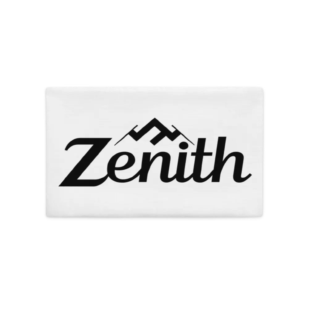 Zenith Premium Pillow Case - White with Mountain Design product image (4)