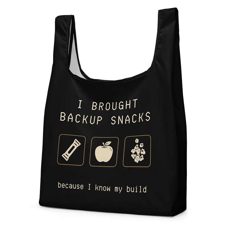 Backup Snacks Shopping Bag | Chronic Illness Spoonie Reusable Bag product image (2)