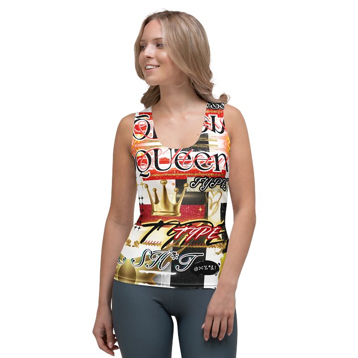HERS QUEEN TYPE SHIT CROP TANK product image (1)