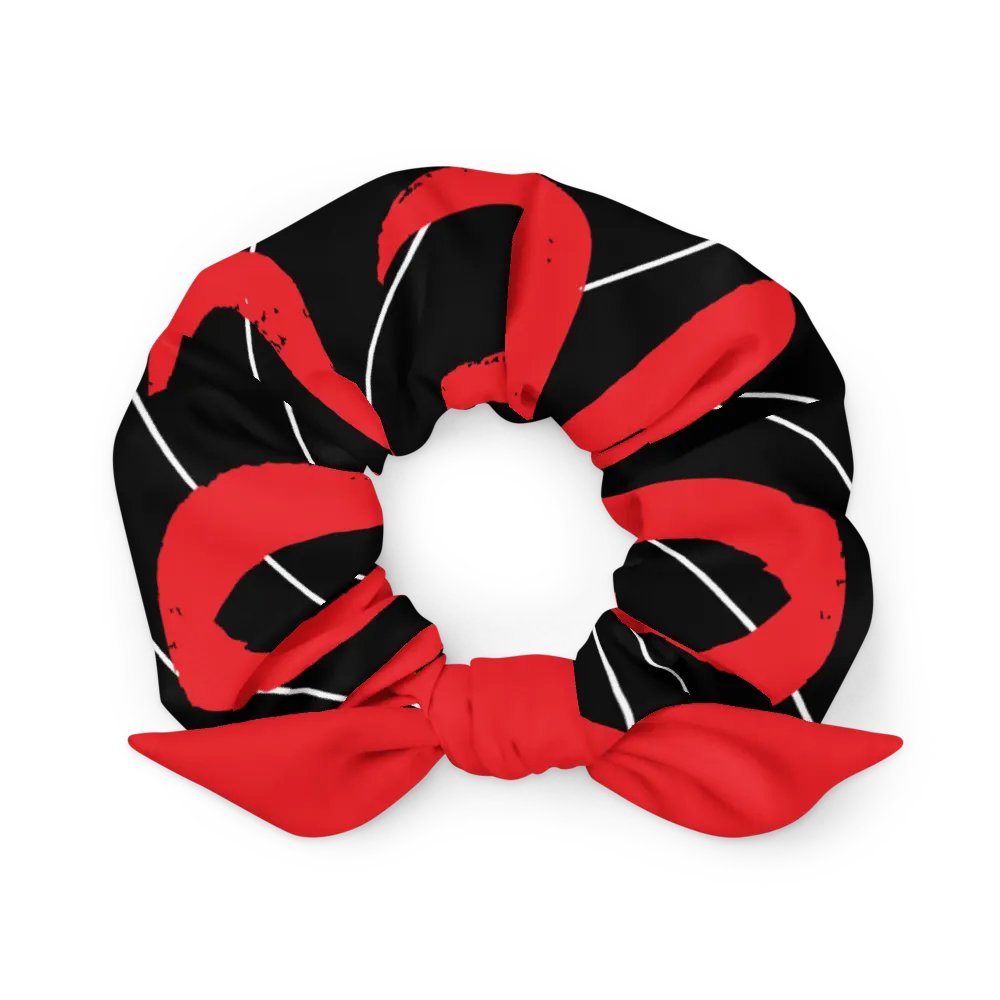 Graph Grid All-Over Print Scrunchie product image (1)