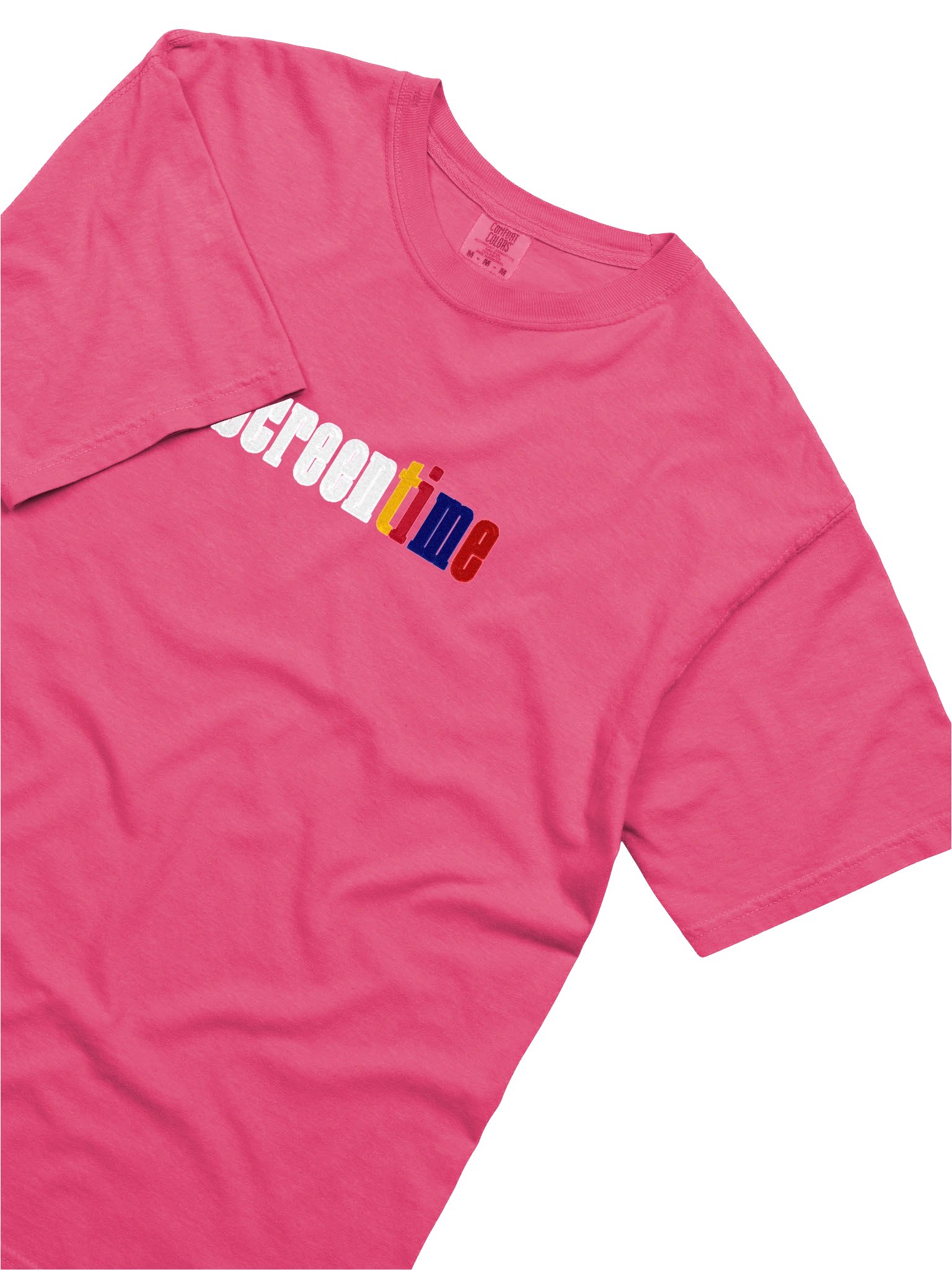 Screentime Vibes Heavy Tee (Pink Edition) product image (5)