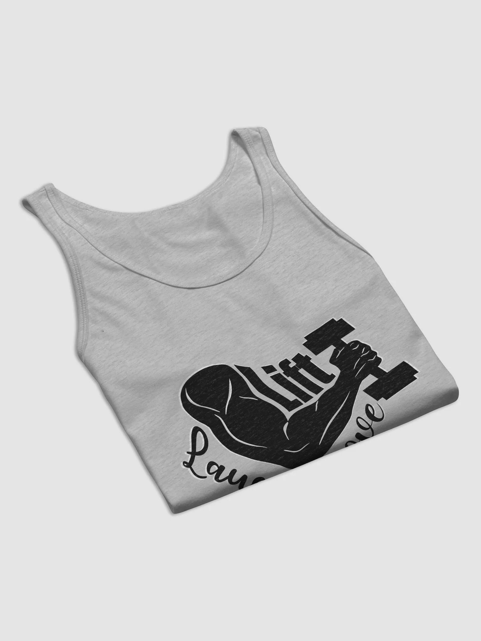 Lift Laugh Love Dark Mode Flex Tank Top product image (61)