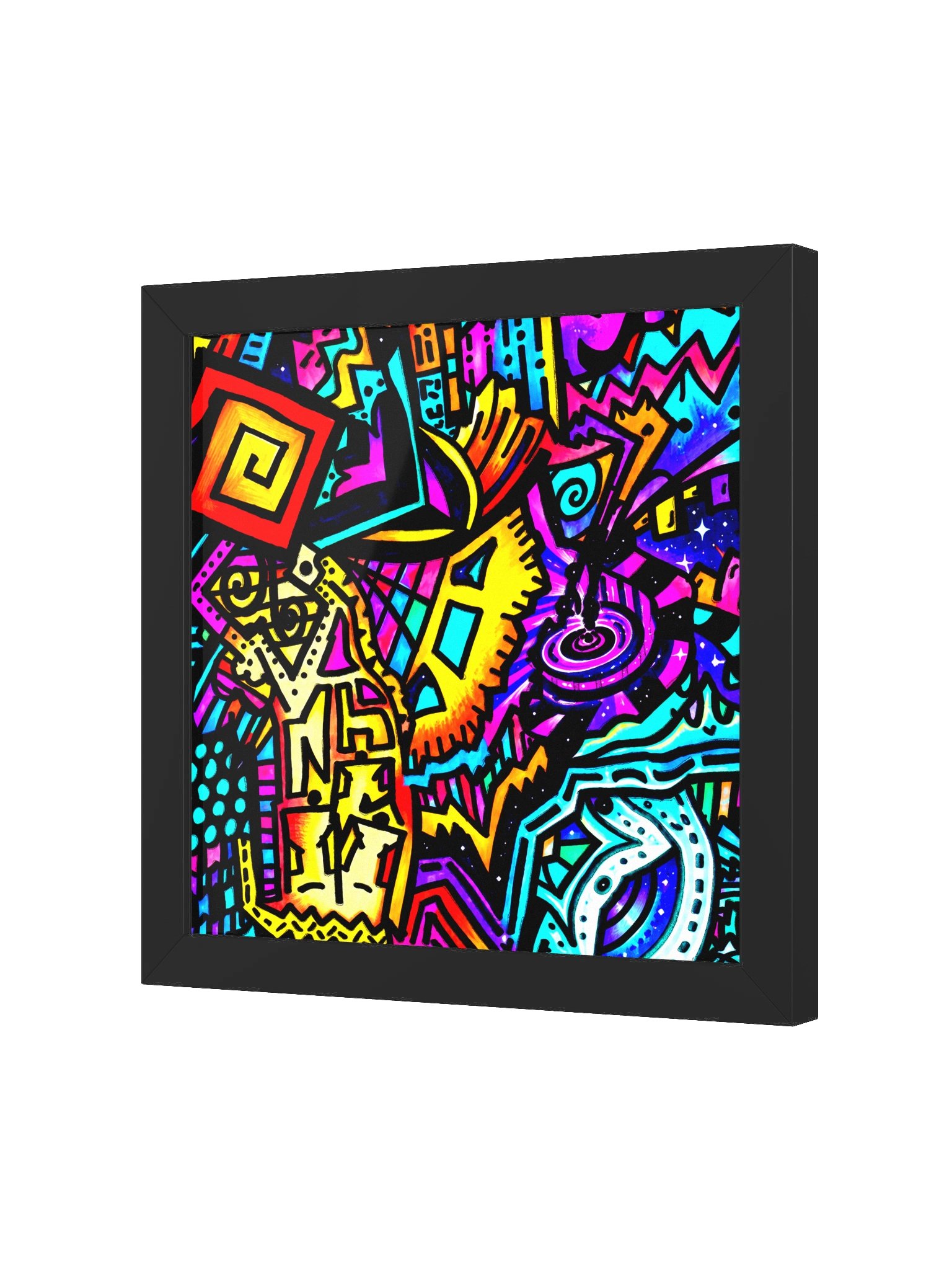 #28 Sucked into the Hive Mind - Framed Square product image (3)