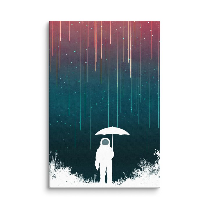 Meteor rain canvas art print product image (1)