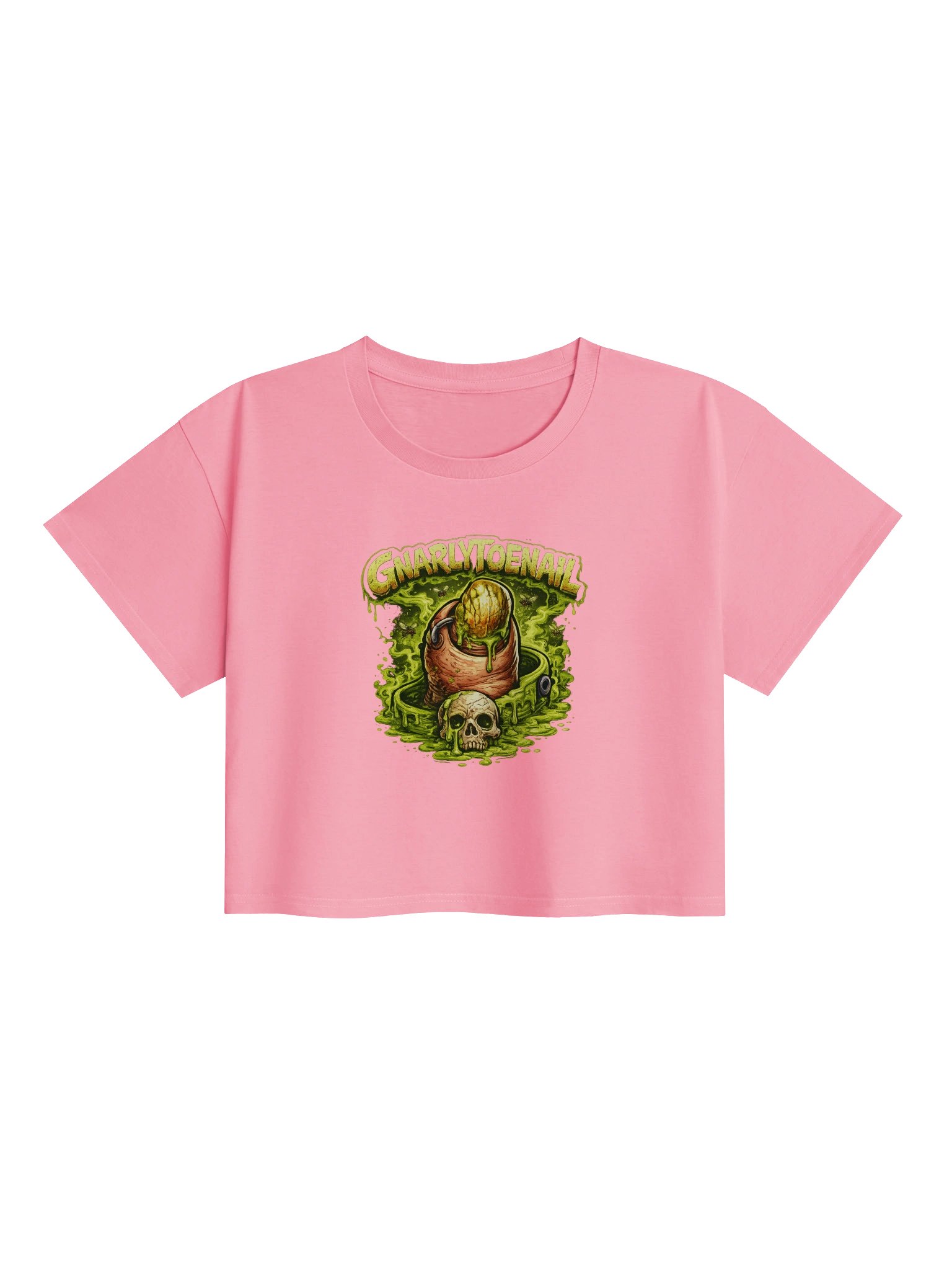 GnarlyToenail Green Slime Women's Crop Top product image (1)