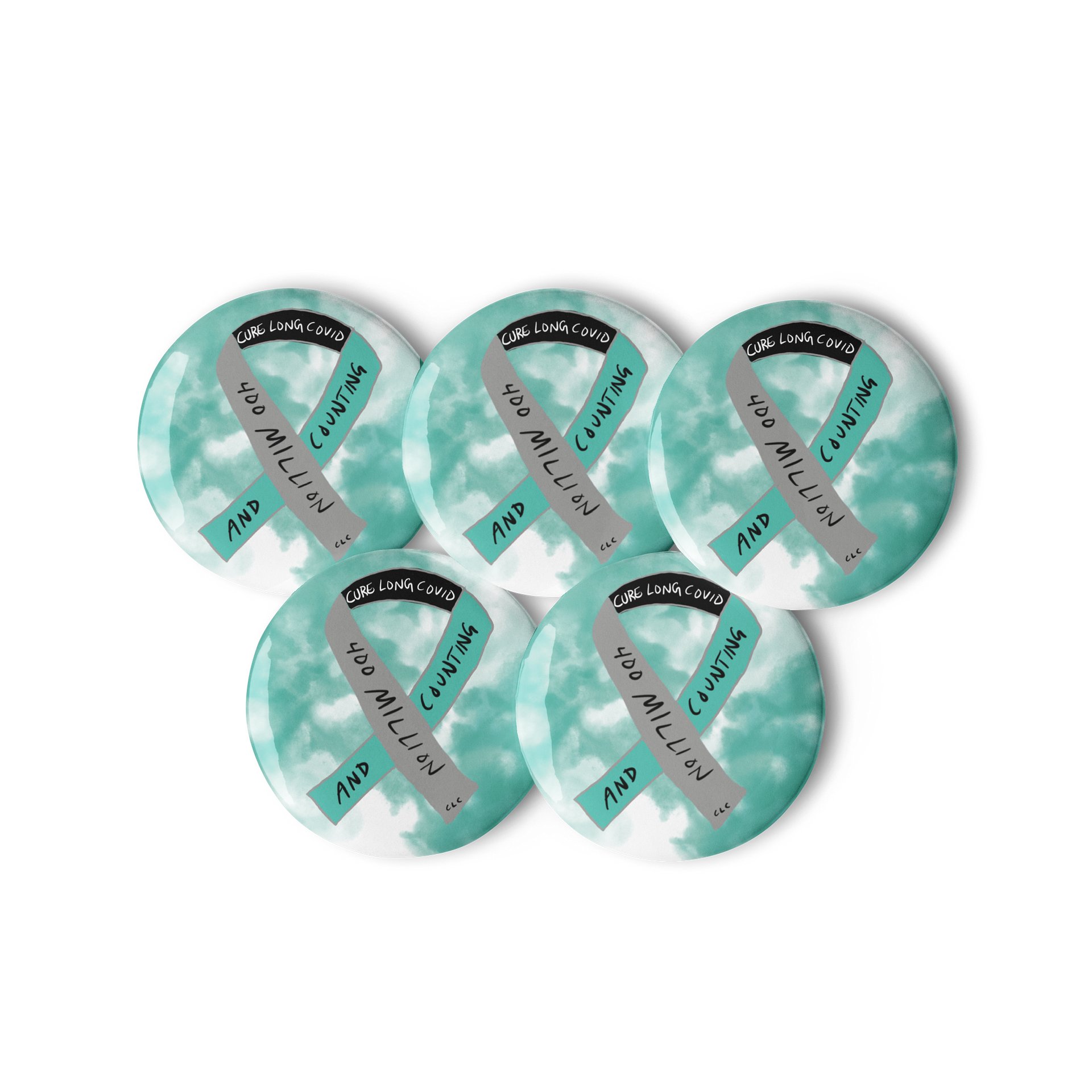 400 Million And Counting buttons product image (2)