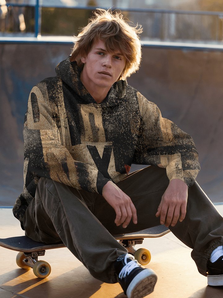 Grunge Typography Unisex Hoodie product image (1)