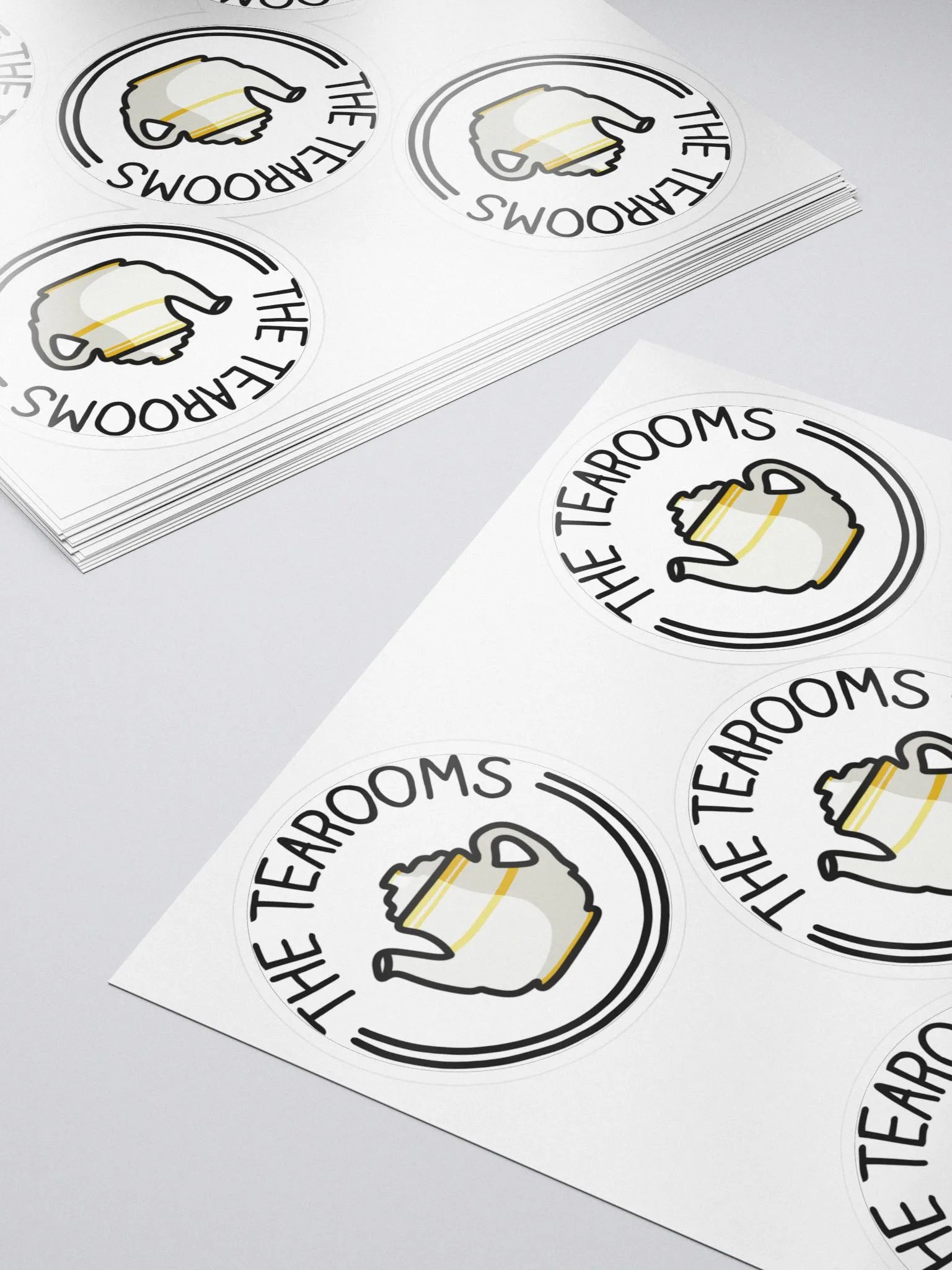Sticker Sheet - The Tearooms Logo product image (5)
