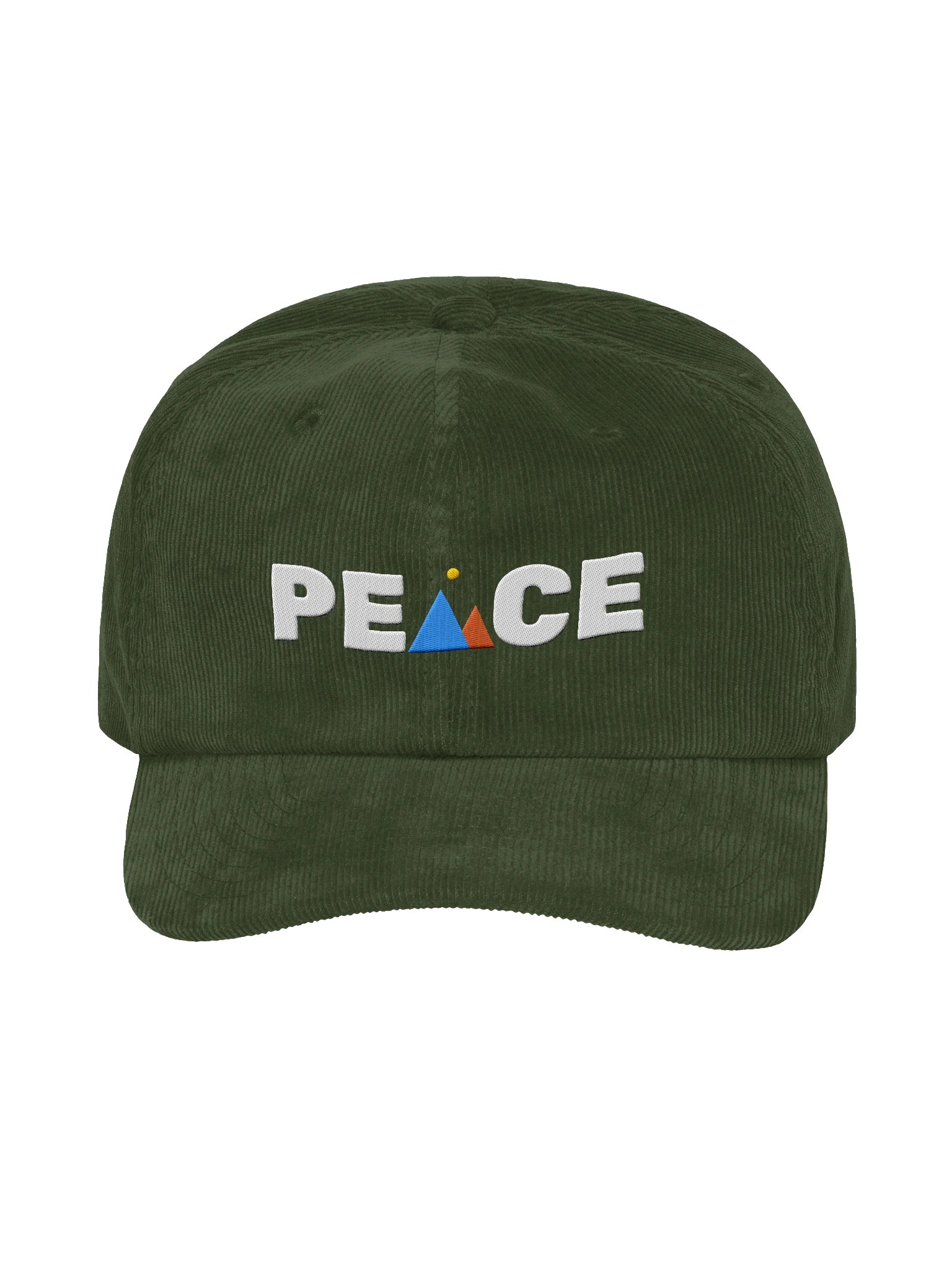 Peace Corduroy Dad Hat product image (1)