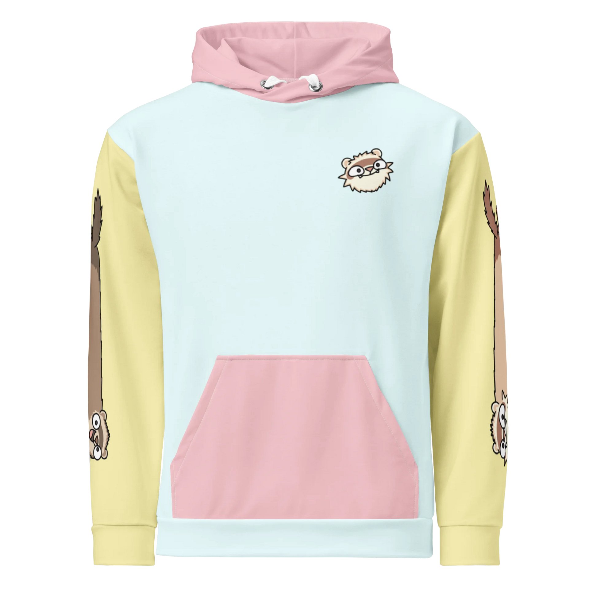 Tri-Colour Ferret Hoodie - BEST SELLER product image (1)