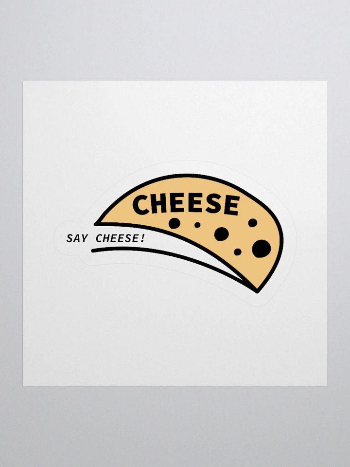 Say Cheese Kiss Cut Stickers product image (2)