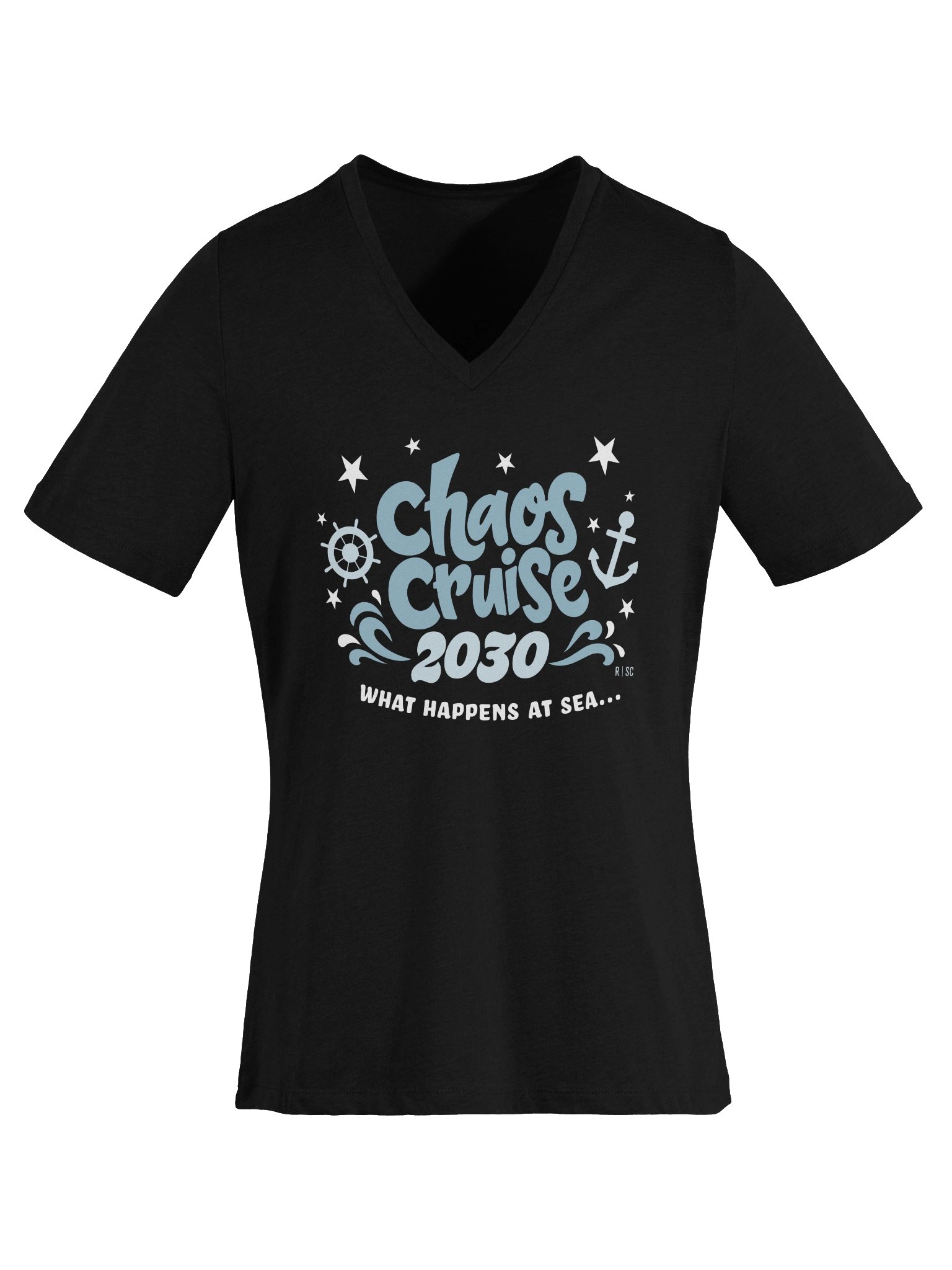 Chaos Cruise Vneck Tshirt product image (17)