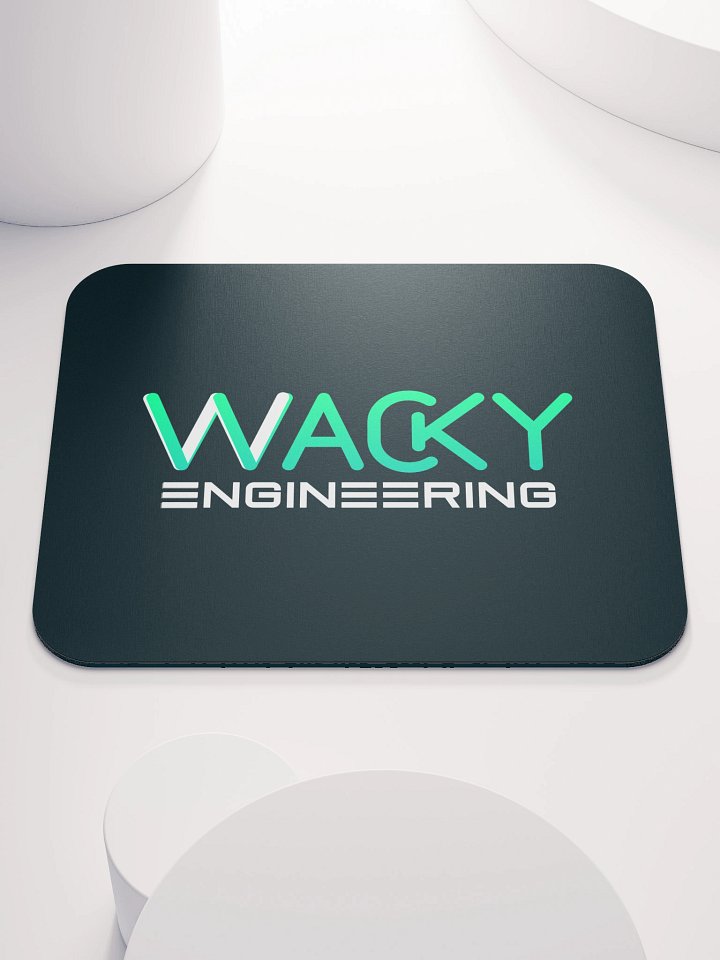 Wacky Engineering Dark Mouse Pad product image (1)