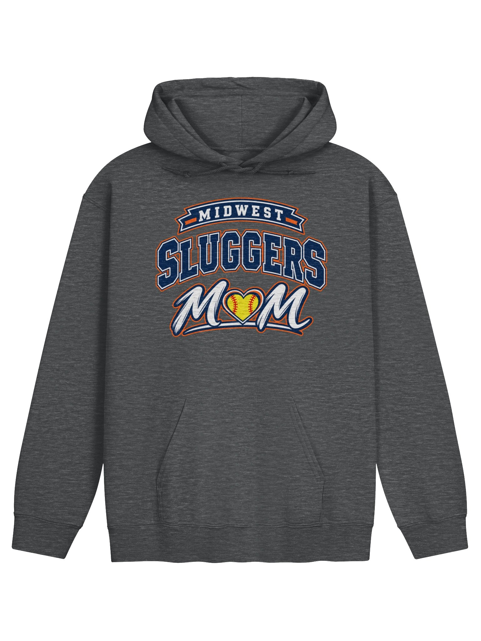 Sluggers Mom Collegiate Style Unisex Hoodie product image (17)