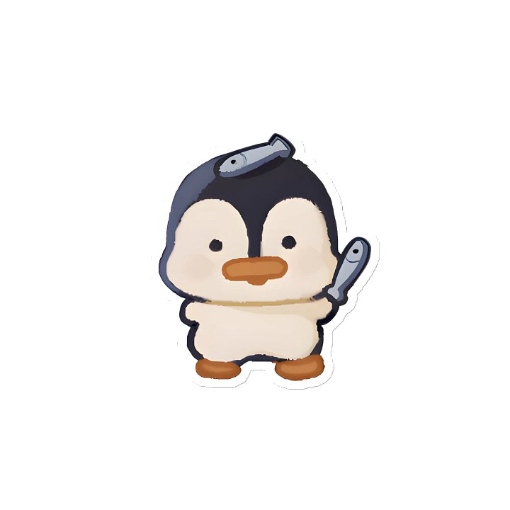 Small Snack Penguin Magnet product image (2)