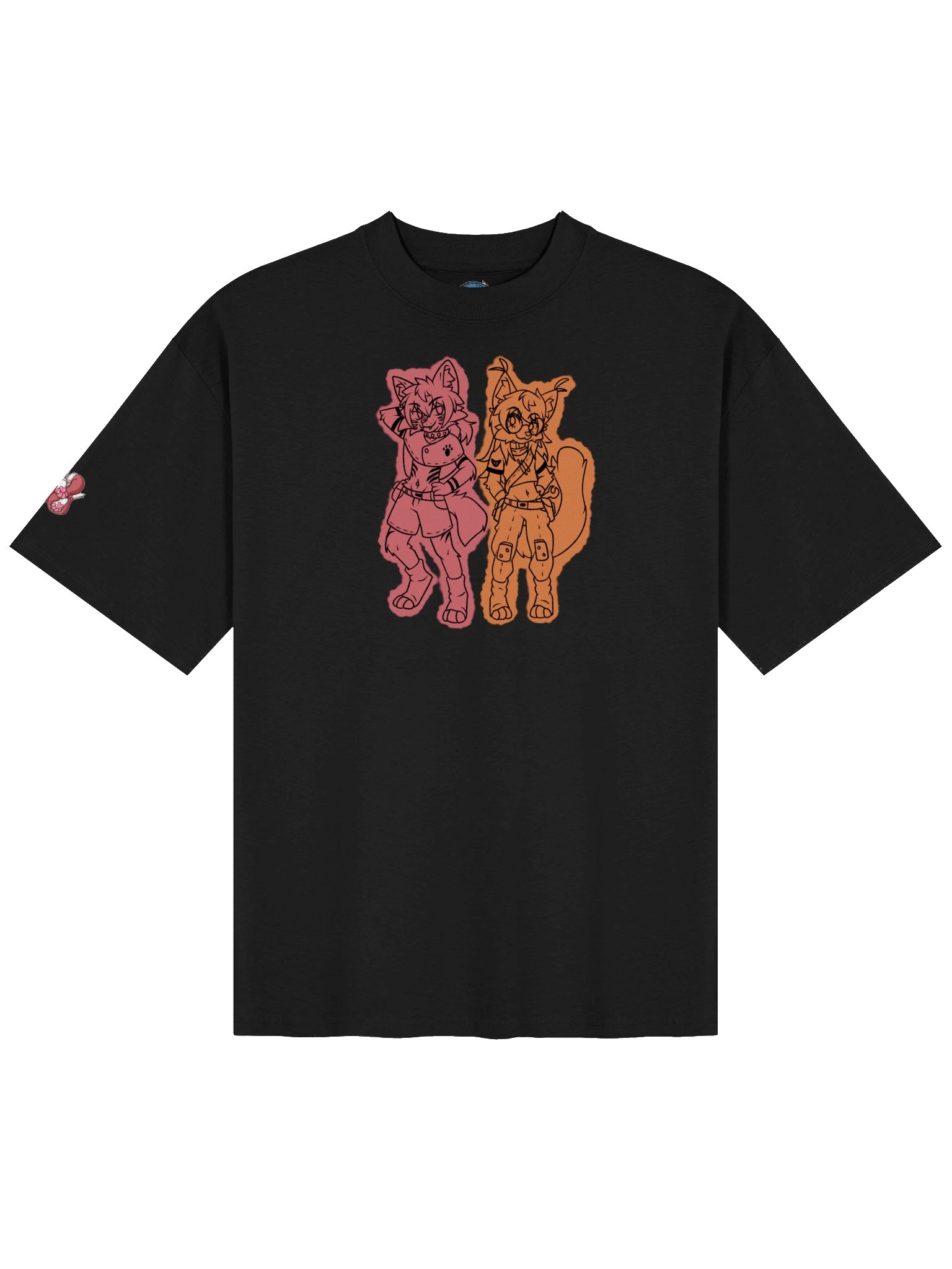 MeowWah Oversized T-shirt product image (1)