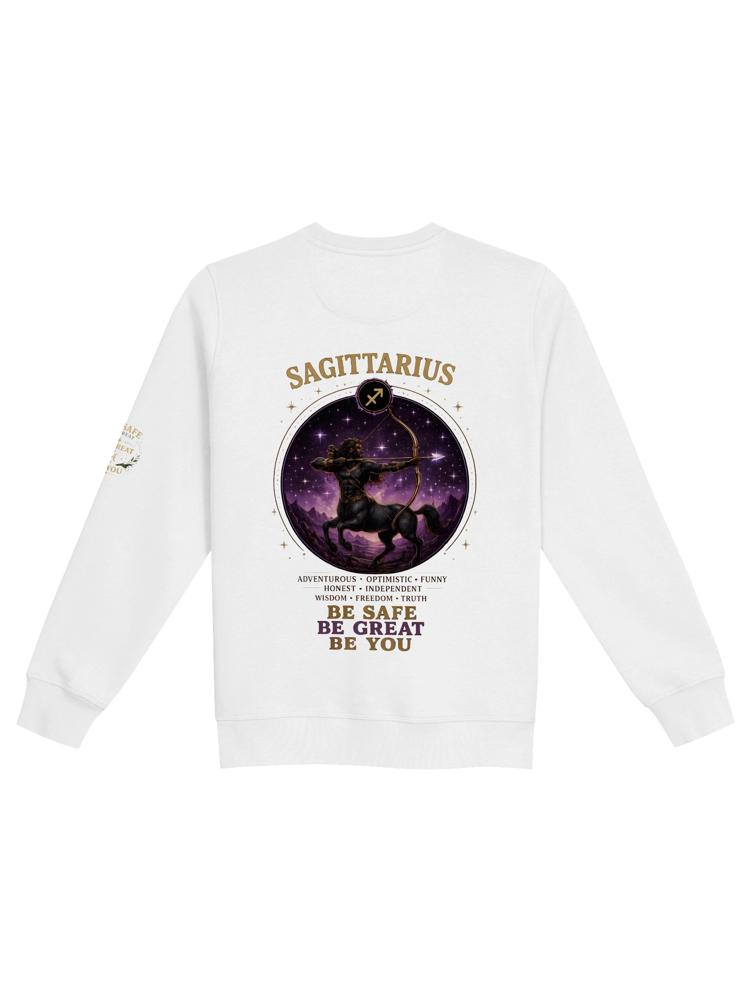 Sagittarius “Adventure Awaits” Premium Zodiac Crewneck product image (2)
