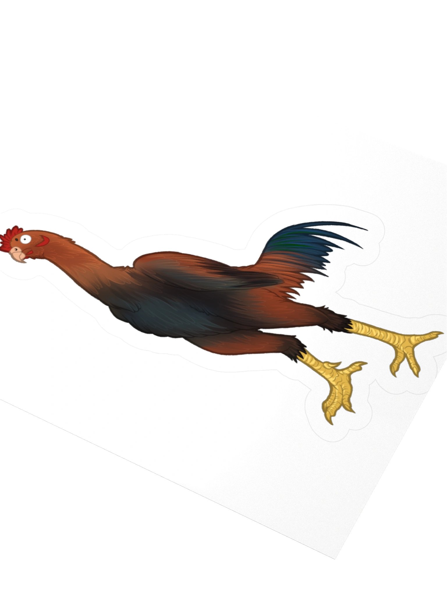 Tall Chicken Sticker product image (9)