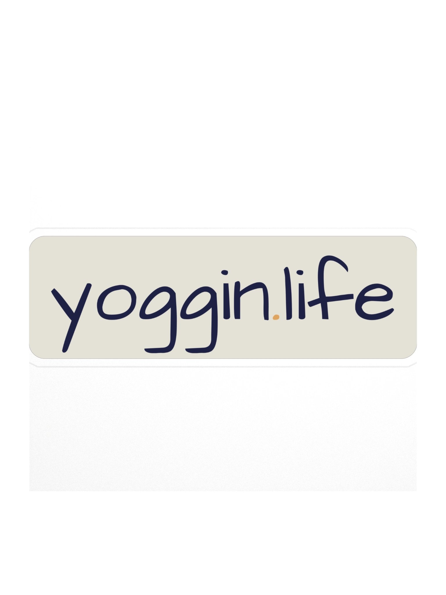 script cut sticker — cream product image (1)