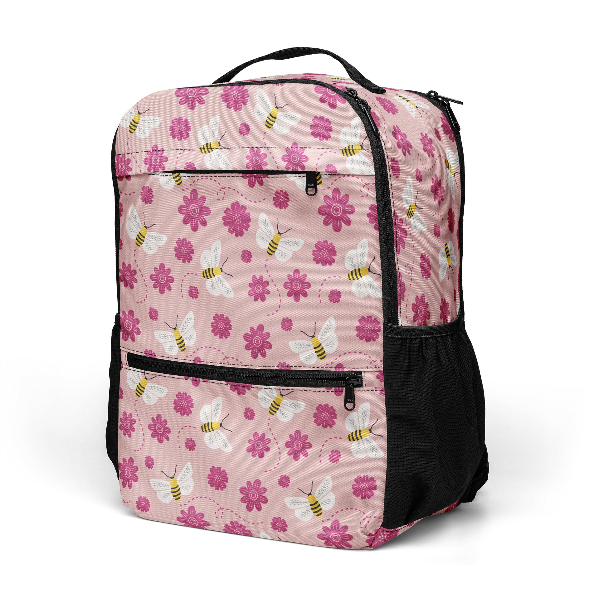 Little Pink Bees Utility Backpack product image (5)