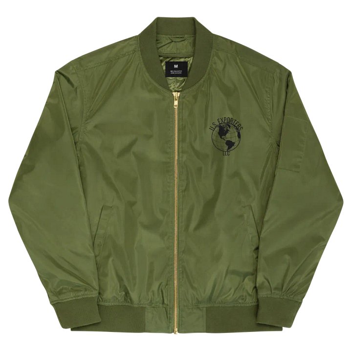 US Exporters Bomber Jacket Green product image (2)