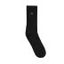 F&amp;F Star Embroidered Crew Socks (BLK)