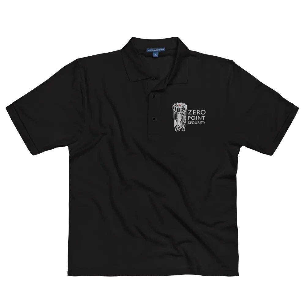 Zero-Point Polo Shirt (Black) product image (1)