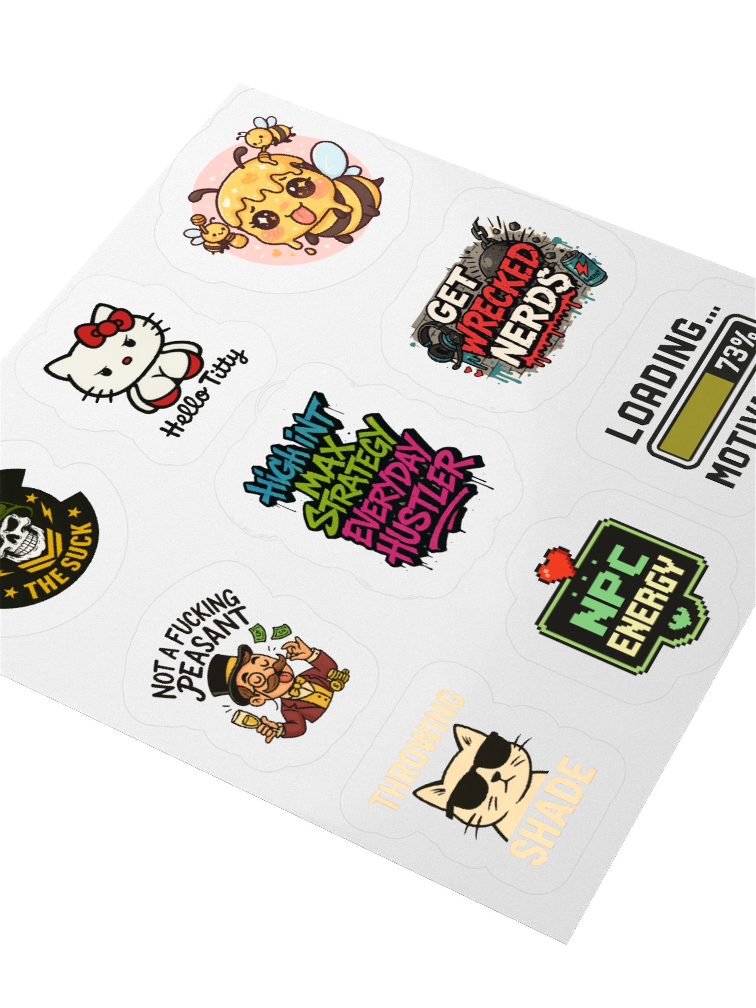Gamer & Nerd Sticker Pack | Funny Meme, Geek, and Trophy Hunter Decals product image (7)