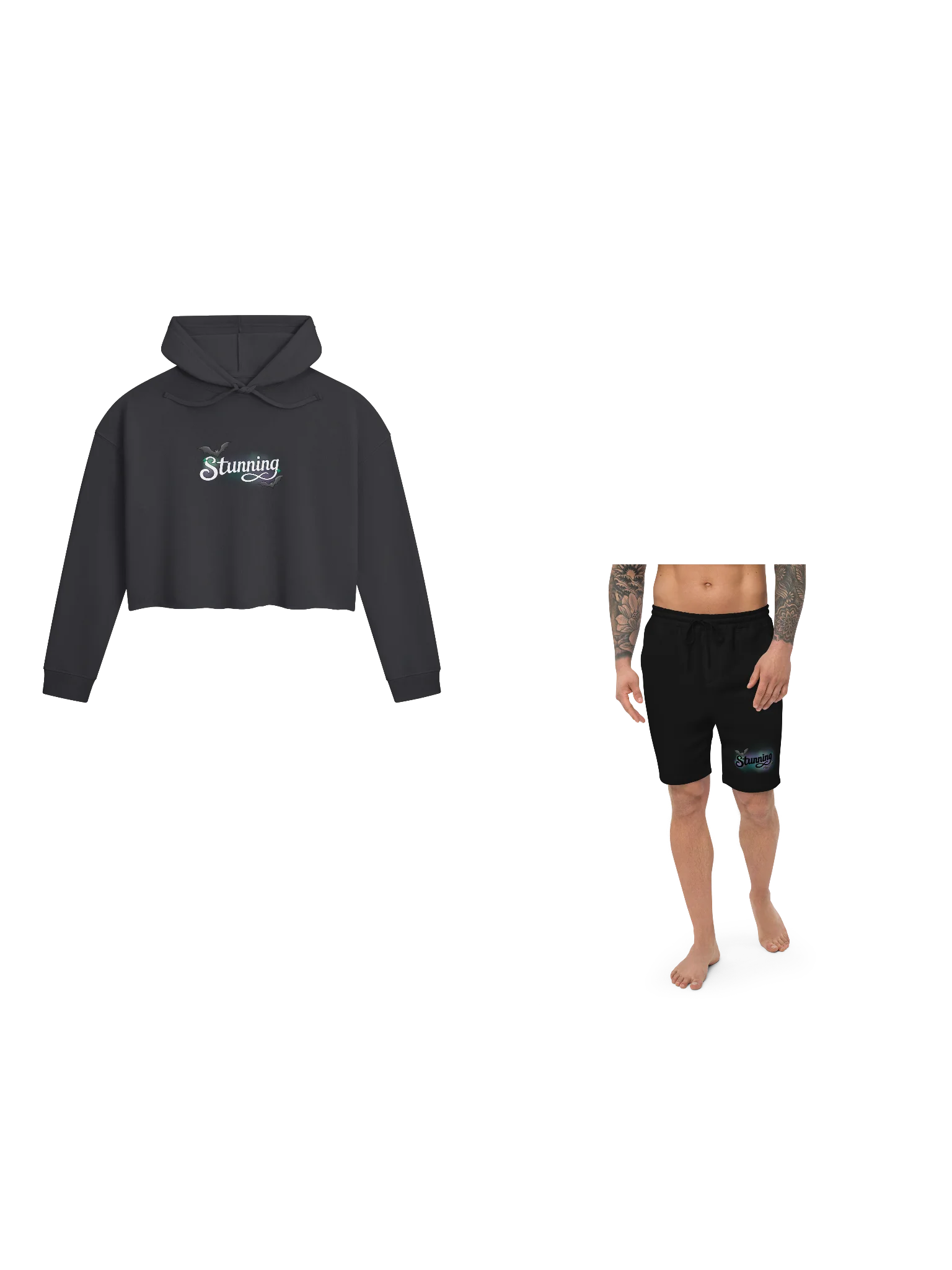 Stunning (Black) Cropped & Cozy Pyjamas Bundle product image (1)