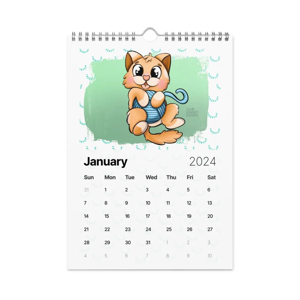 The Sonnet Silence 2024 Calendar product image (8)