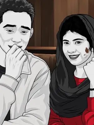 Eating cake on a date: How it looks in your head vs. how it actually goes down. 🍰🤣 Watch till the end for the unfiltered reality check! #DateNight #ComicArt #MemeVibe #ChaoticCouple #91M5Movement 