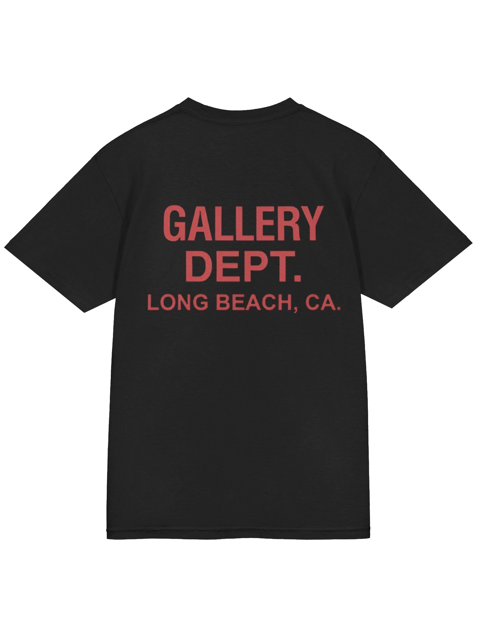 Gallery Dept shirt Red Long Beach CA BLACK product image (1)