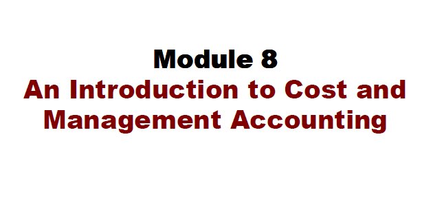 Study notes on Introduction to Cost and Management Accounting product image (1)